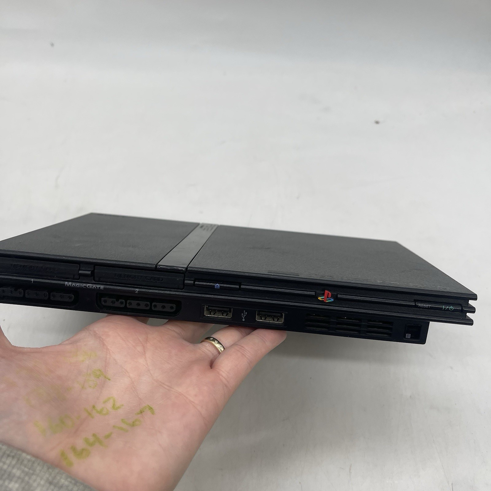 Sony PlayStation 2 PS2 Slim Console w 2 Controllers Tested Working