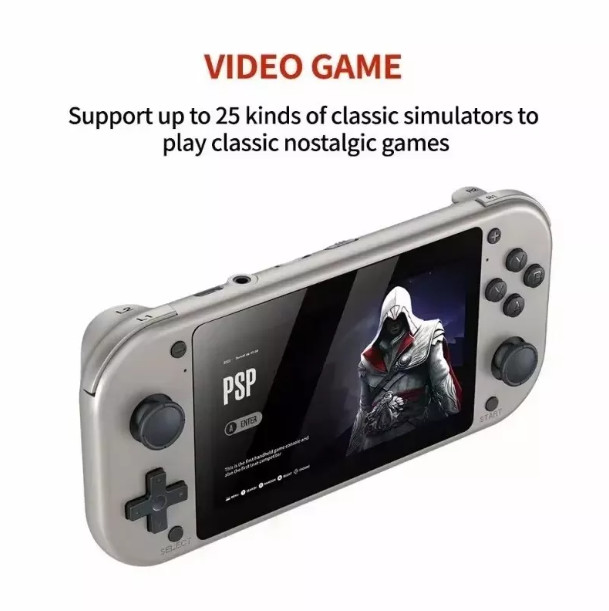 Portable Retro Video Game Handheld Console M17 4.3 Inch IPS Screen 128GB 19,000