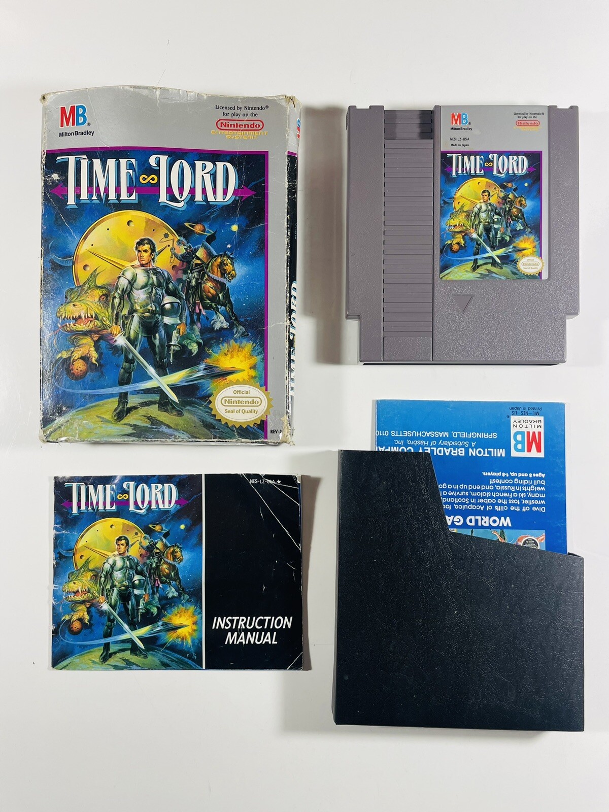 TIME LORD — NES Nintendo Game Original BOX Complete CIB Instructions Manual