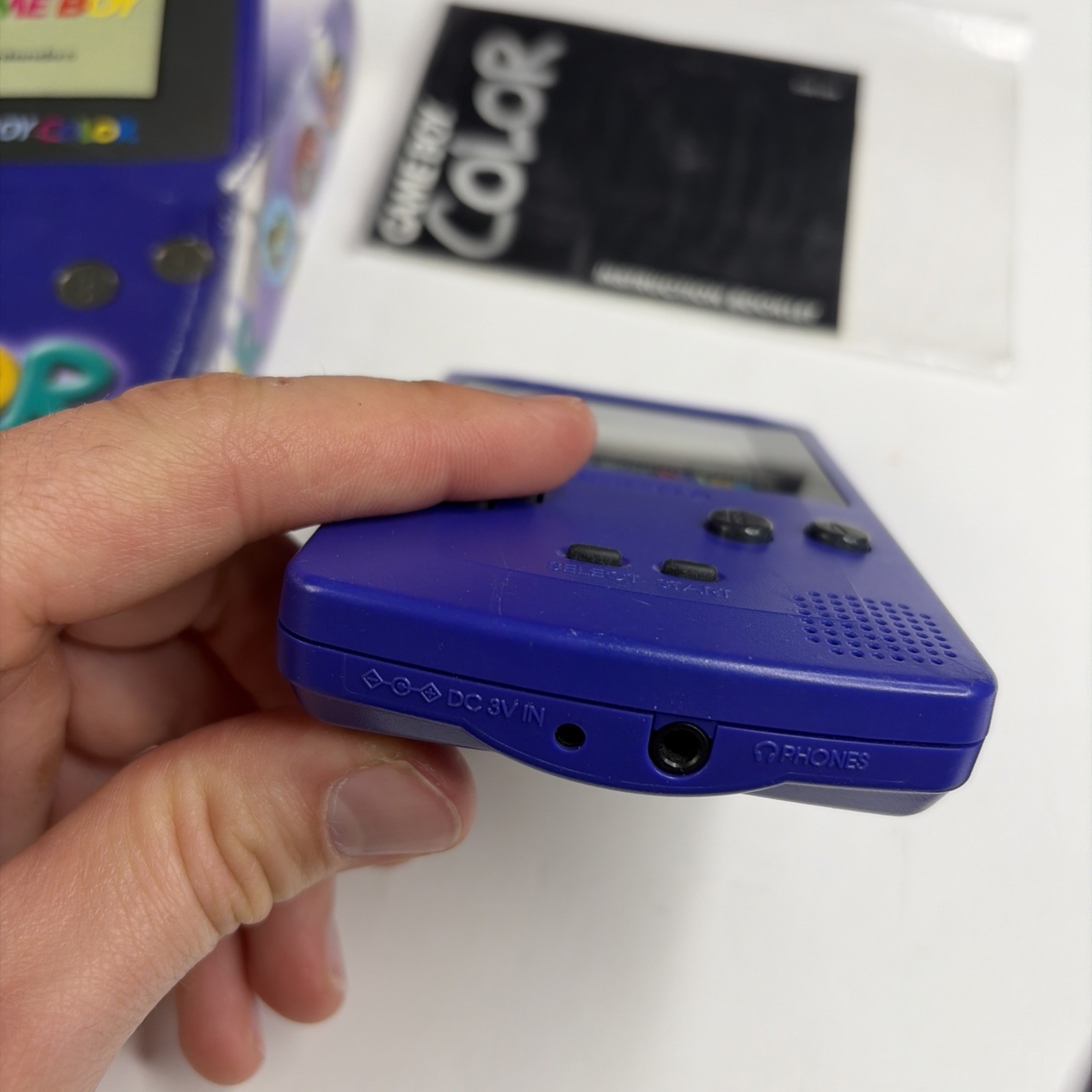Nintendo OEM GameBoy Color Grape Purple Console In Box CGB-001