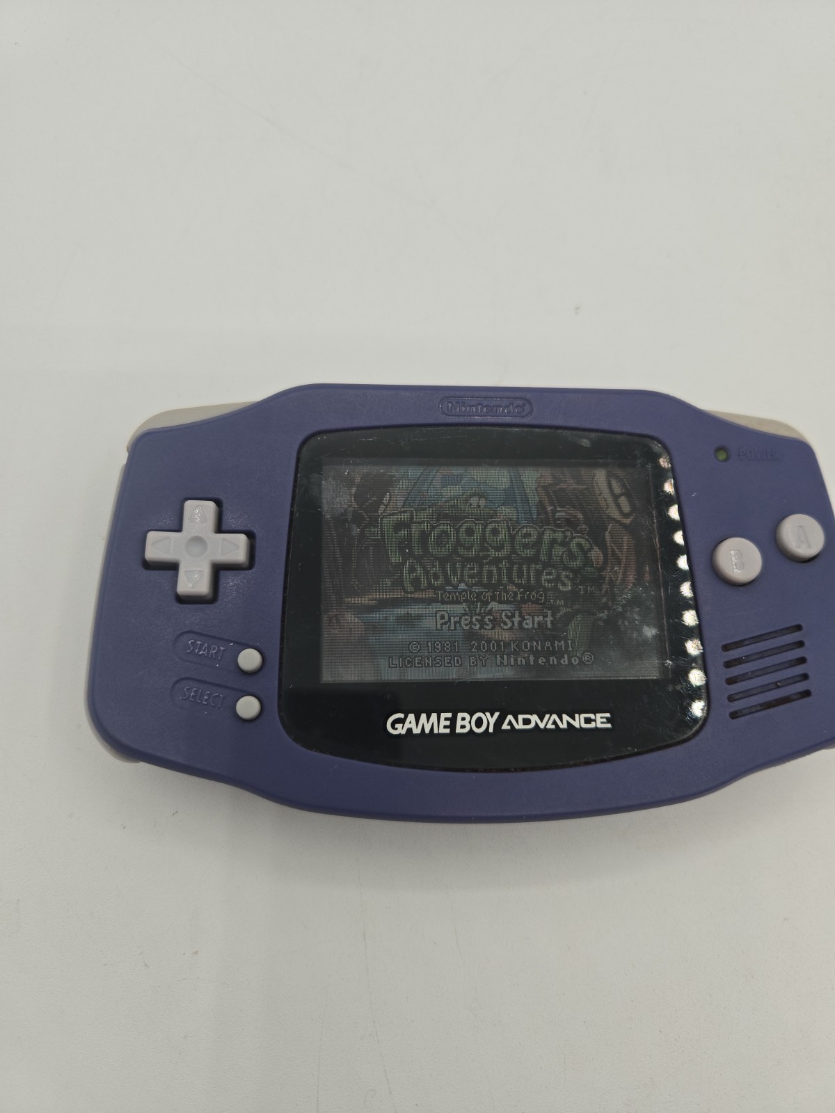Nintendo Gameboy Advance AGB001 Cobalt Indigo Blue Handheld System Console GBA