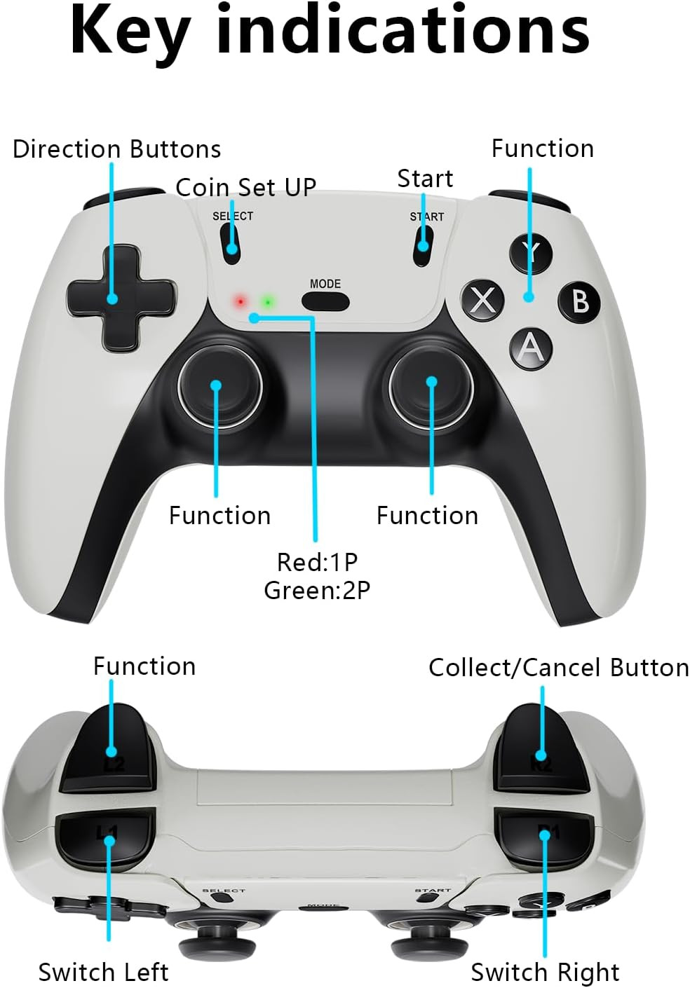 2026 Upgraded Wireless Retro Gaming Console Stick 4K HDMI, Retro Video Game Cons