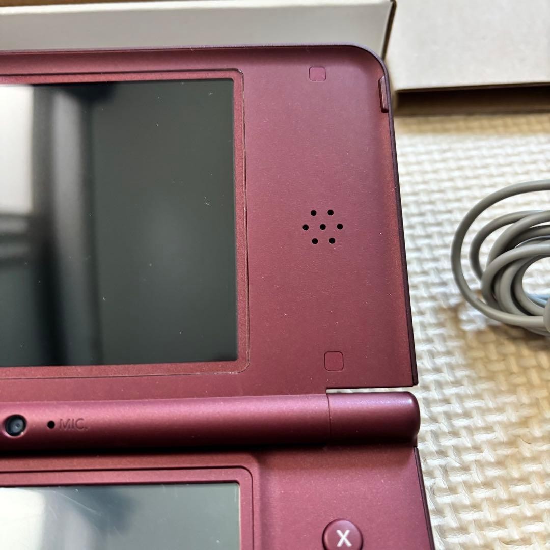 Nintendo DSi LL Wine Red Console Tested Working Region Free Boxed Complete