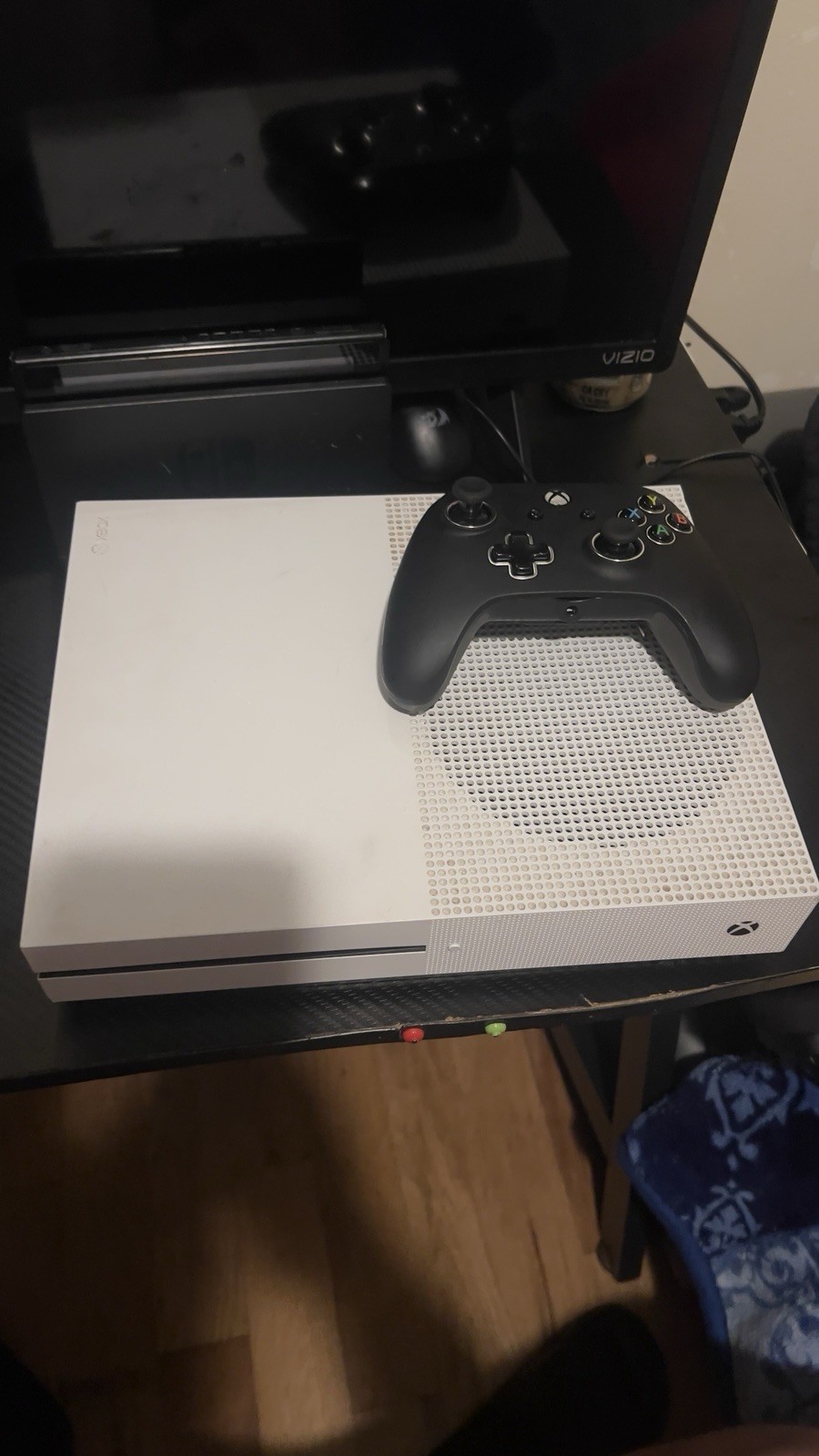 Microsoft Xbox One S White Console w/ Controller, Wi-Fi & Internet Browsing