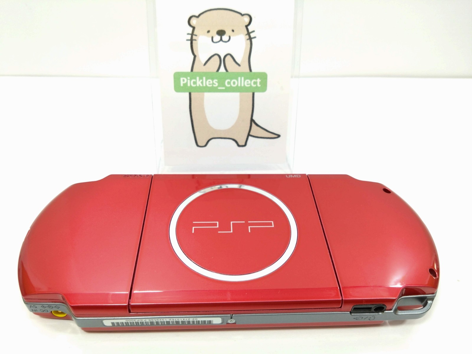 PSP 3000 Radiant Red Console only No Batery Tested Region Free Sony 0427B