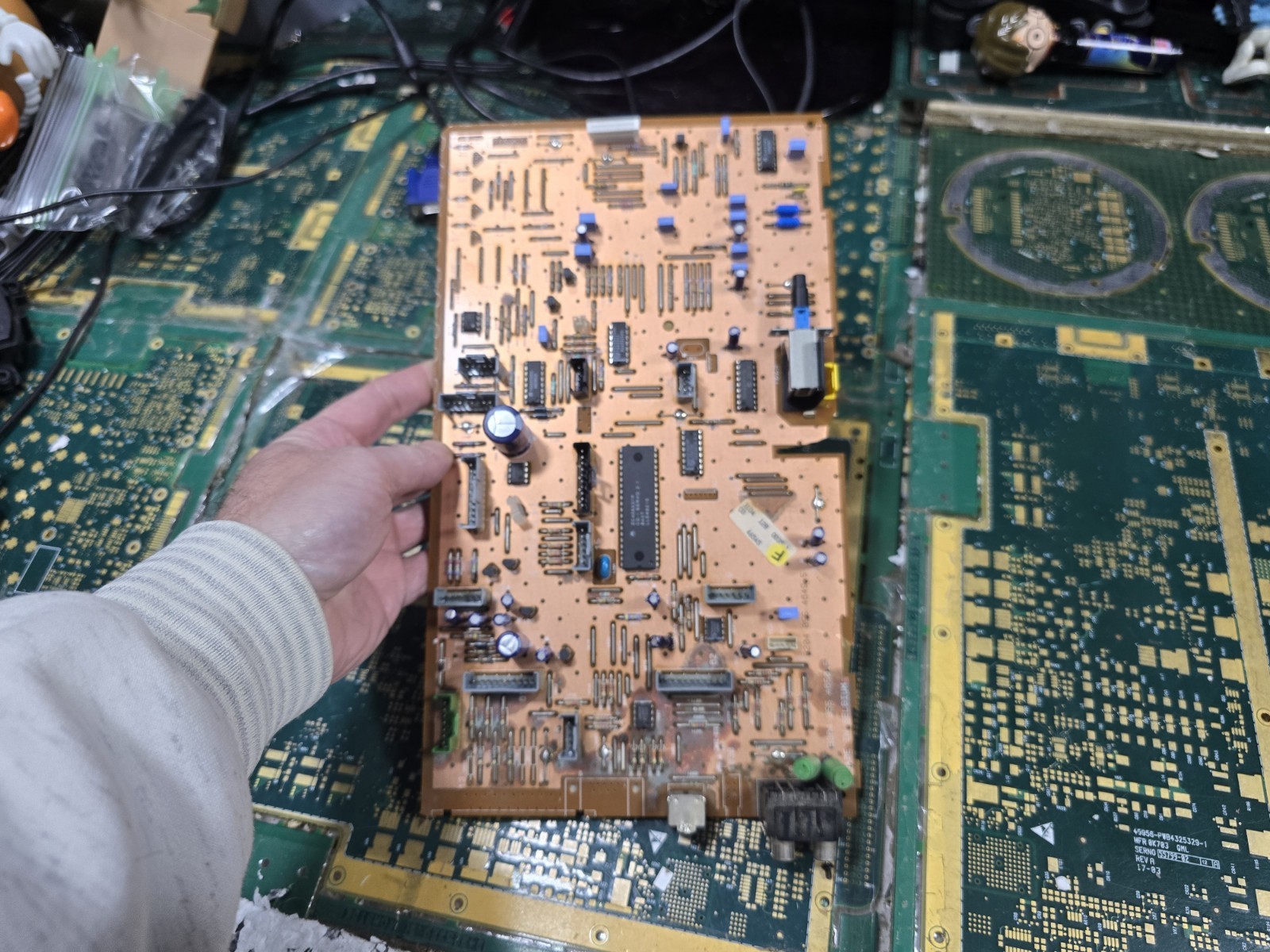 Philips CDI 910 EXACT CORROSION Motherboard-Not Tested-Intact-PARTS-READ ALL