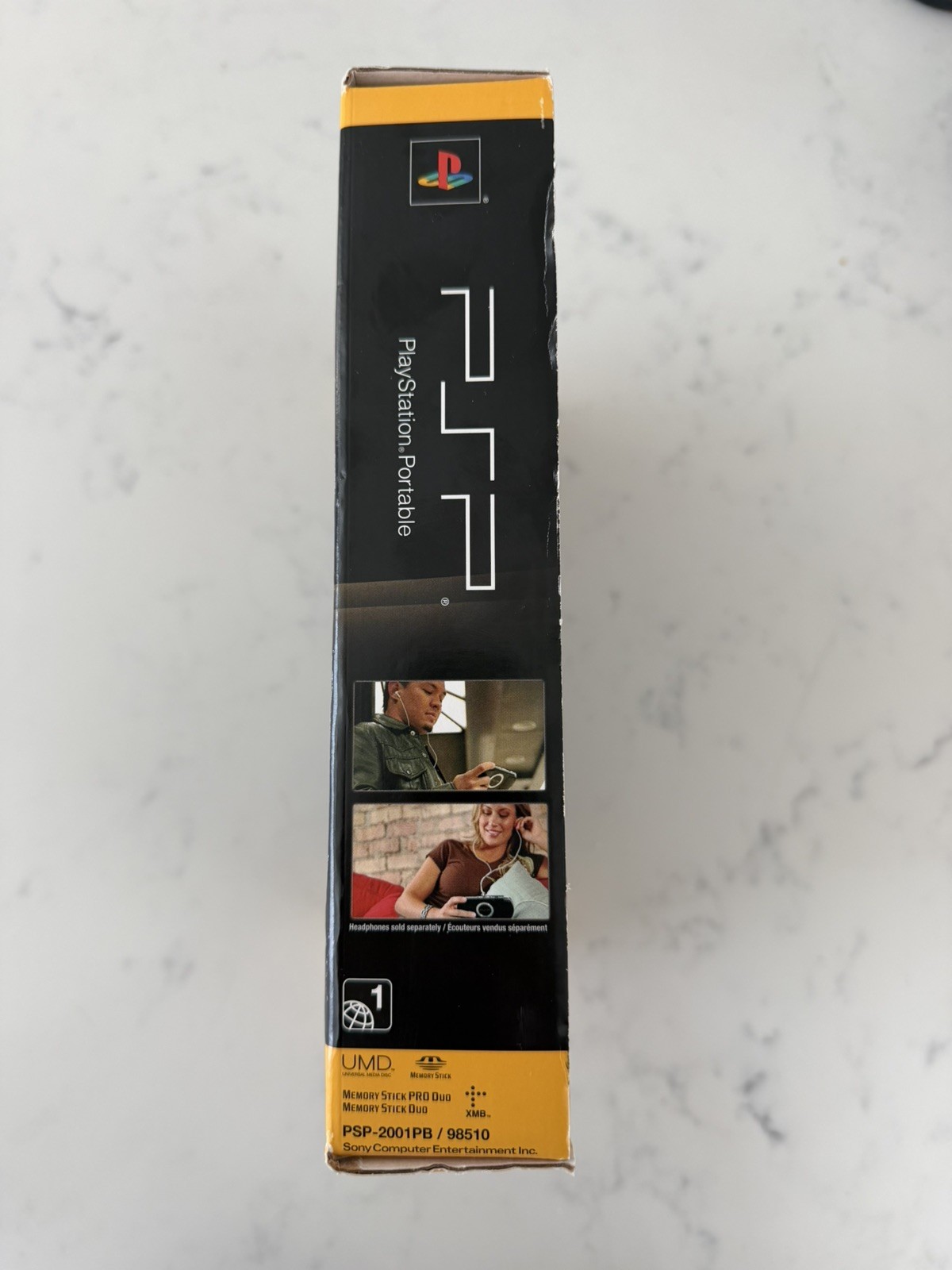 NEW SEALED Sony PSP-2001PB Piano Black Slim PlayStation Portable 2007 Core Pack