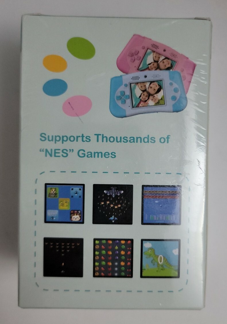 PROGRACE Kids Camera Portable Handheld Console Game for Toddler 4-12 – Pink.