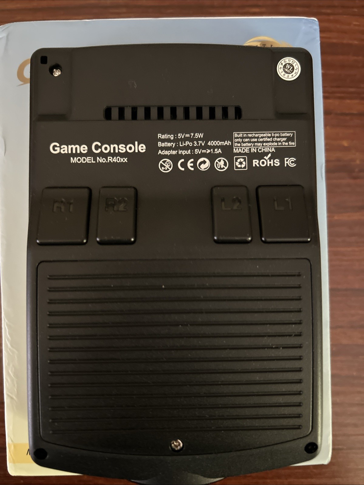 R40XX 128G Retro Handheld Video Game Console 4.2″ HD IPS, Linux, ArkOS R36s