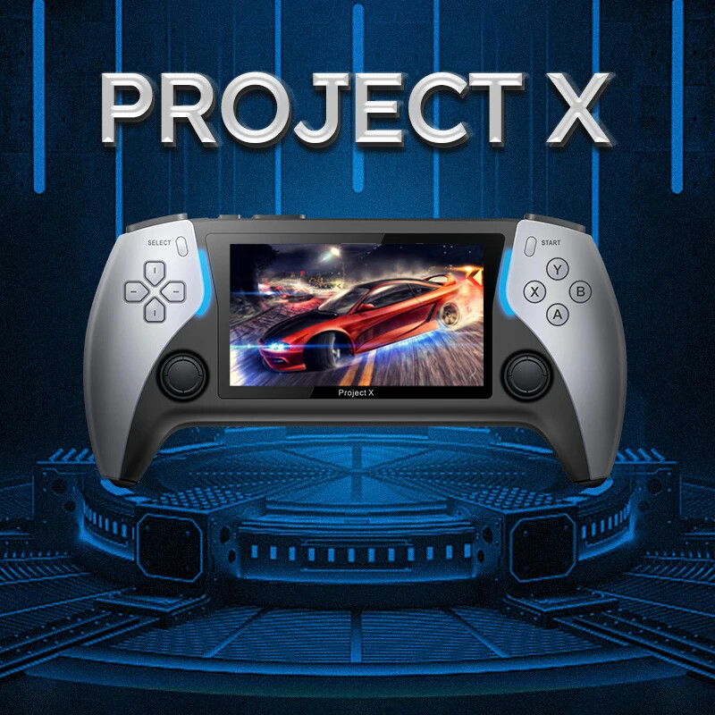 Project X 4.3-inch high-definition IPS screen game console, dual controllers