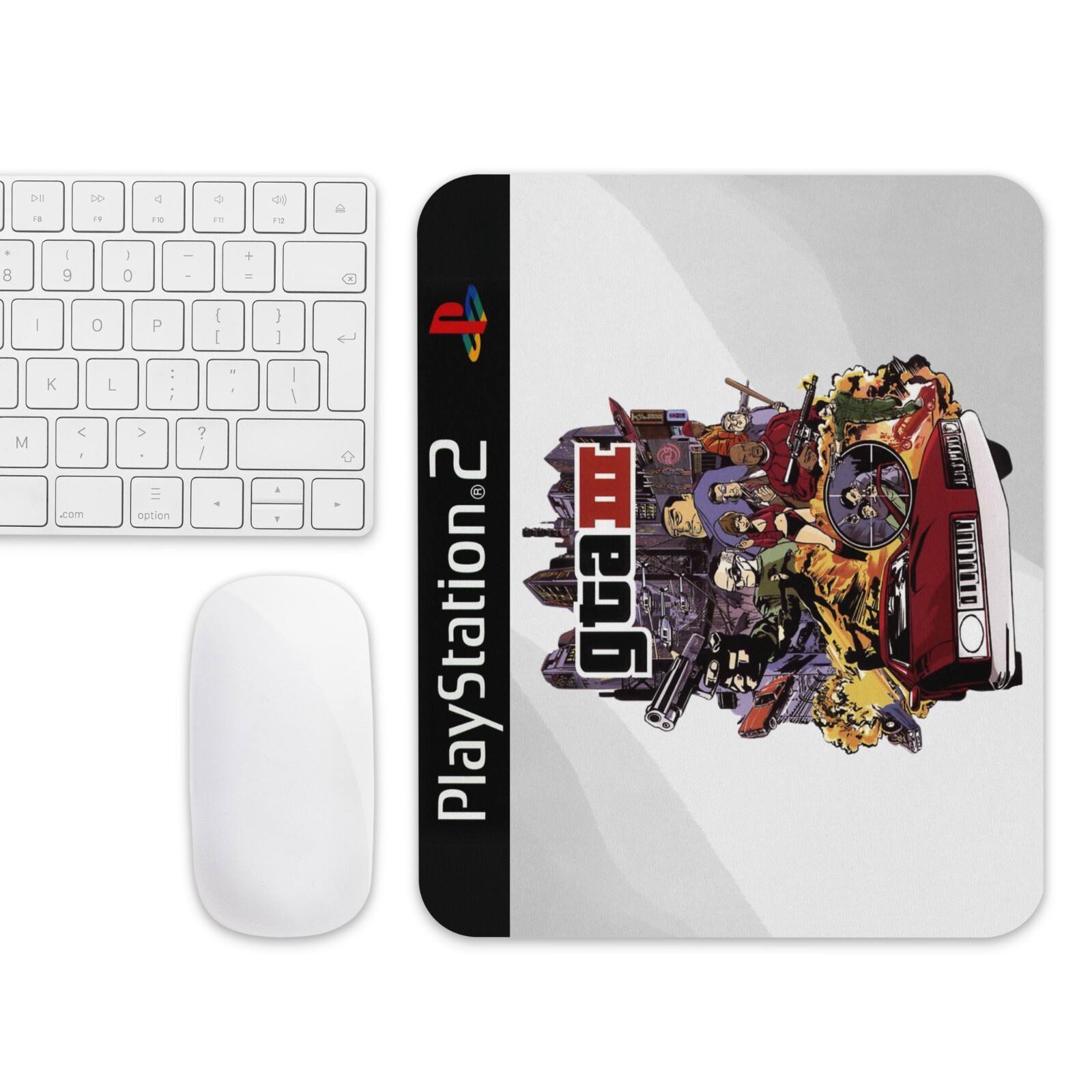 PlayStation 2 / Grand Theft Auto III- GTA – Mouse Pad 9.5″ x 7.75″NEW