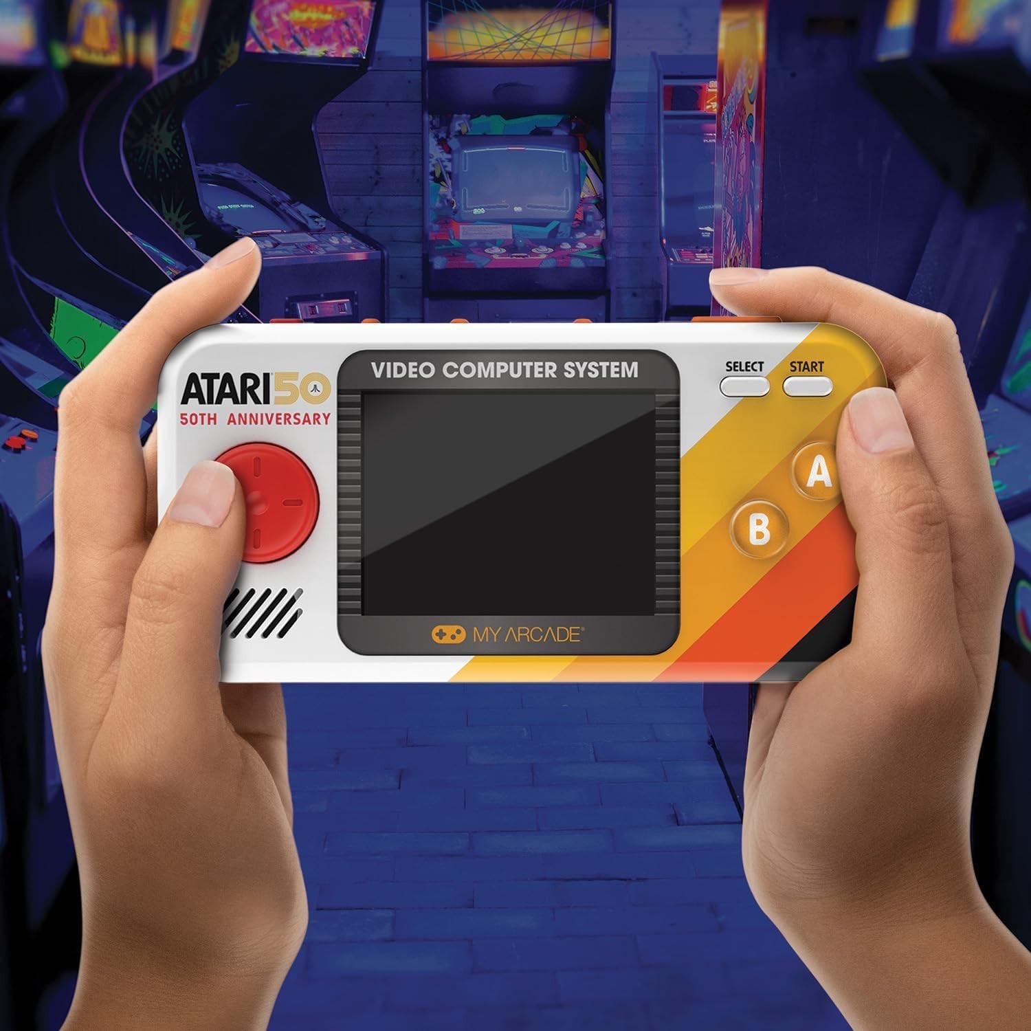 Compact Gaming Device with 2.75 Inch LCD Screen and Ergonomic Button Controls