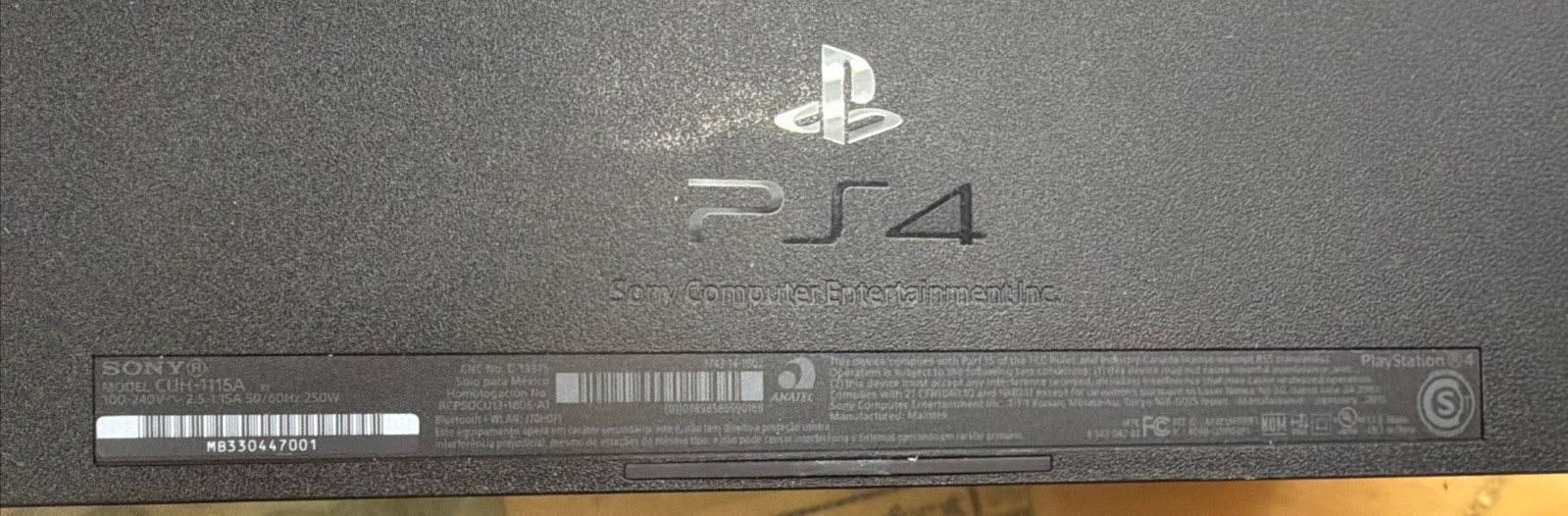 Sony Playstation 4 Black Console 500GB CUH-1001A w/ 3 Controllers & Power Cord