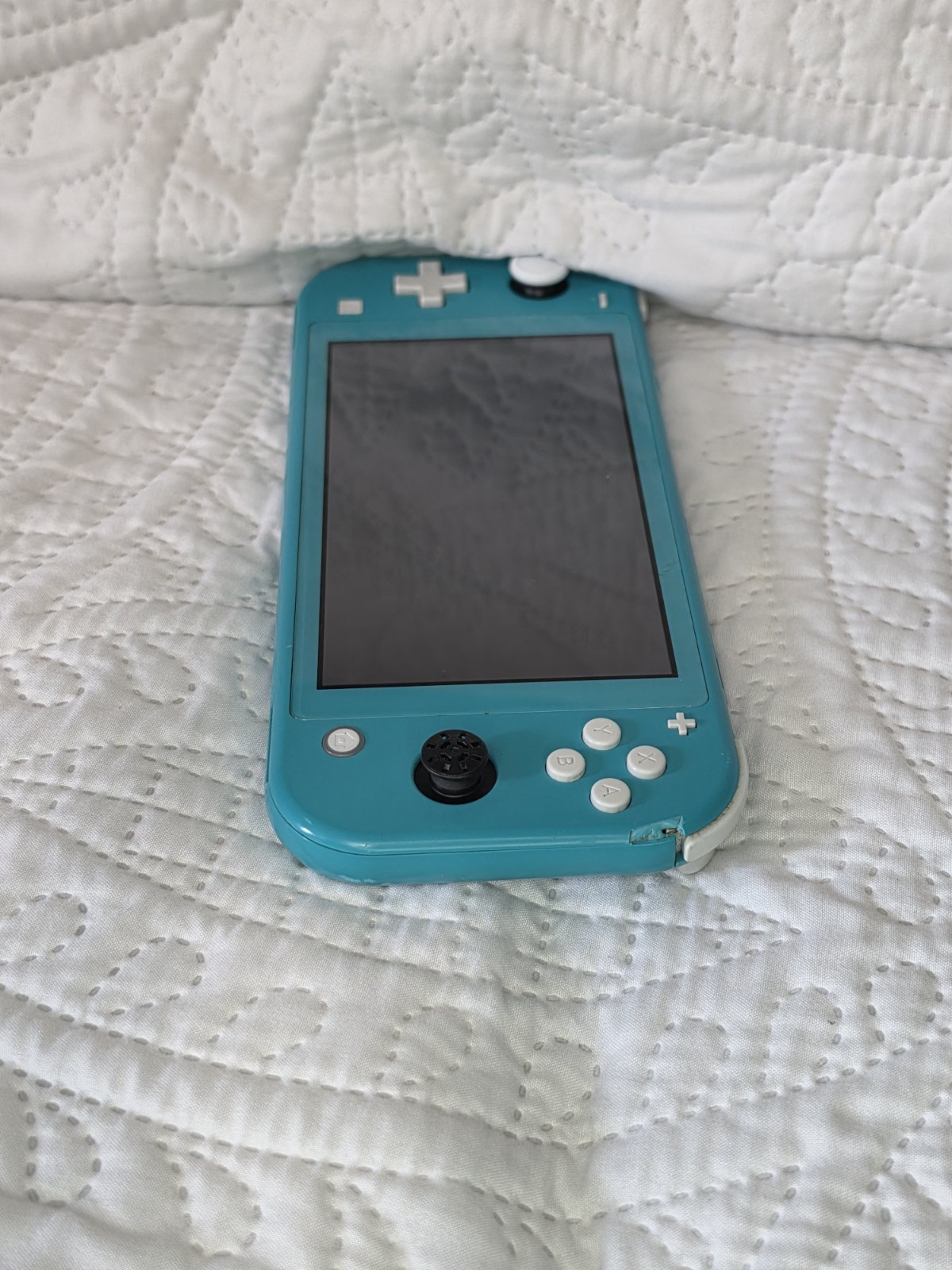 Nintendo Switch Lite Console Turquoise Tested/Working Factory Reset! No Charger
