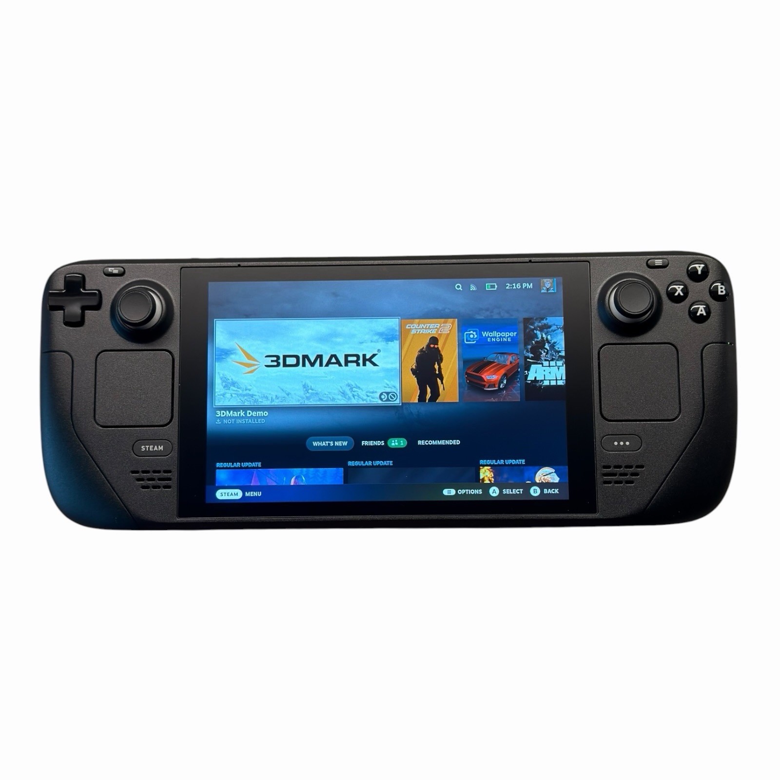 Valve Steam Deck 1010 Anti-Glare 2TB Gaming Handheld Console Clear + 512GB SD