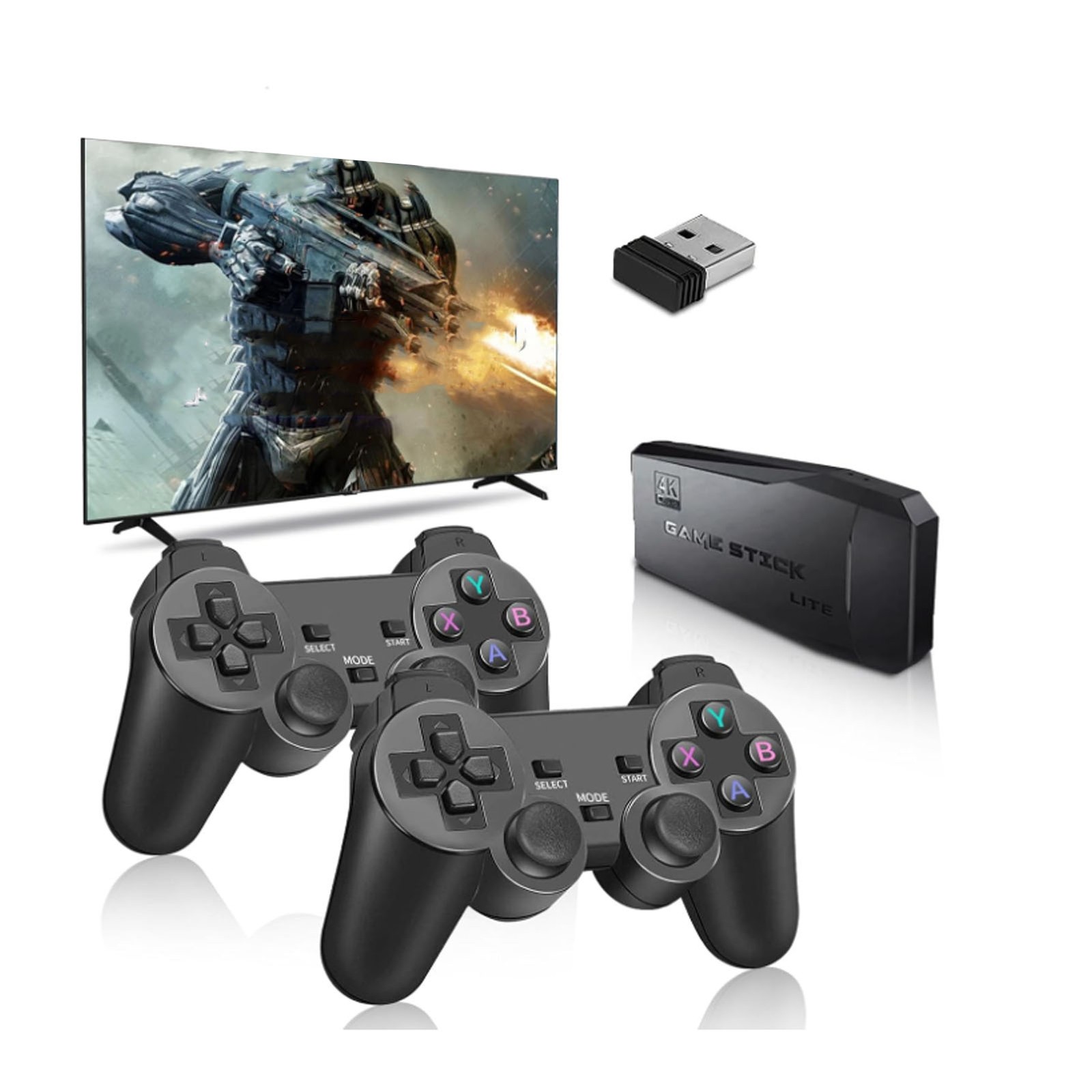 Wireless Retro Game Consol 4K Dual 2.4GHz 20 000+ Games 9 Emulators Retro V LSIR