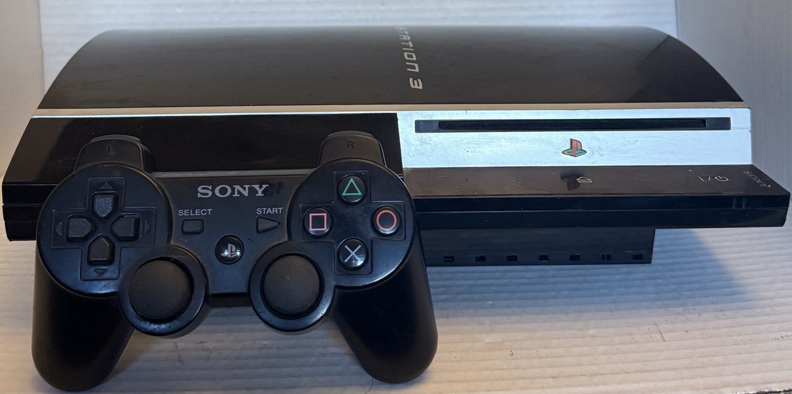 Sony PlayStation 3 PS3 Console (CECHH01) w Controller & All Wires – Tested