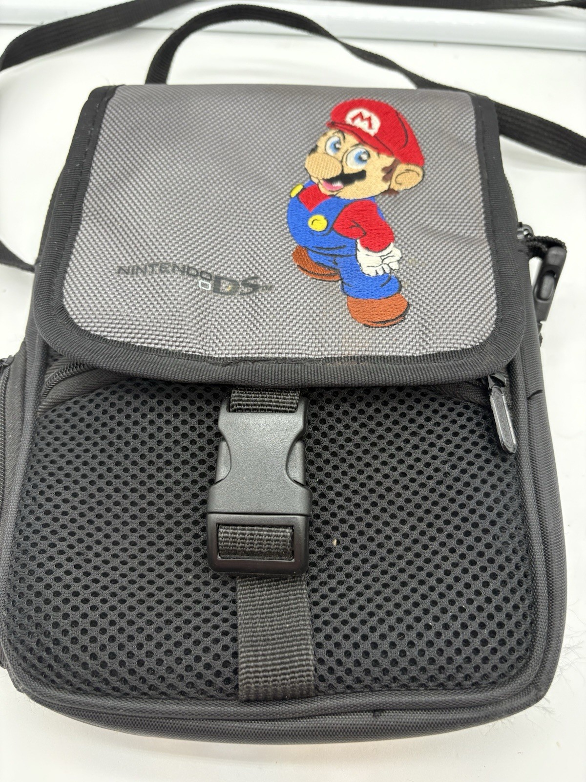 Nintendo DS Lite Crimson Handheld System – Red/Black, LEGO SW, And Carrying Case