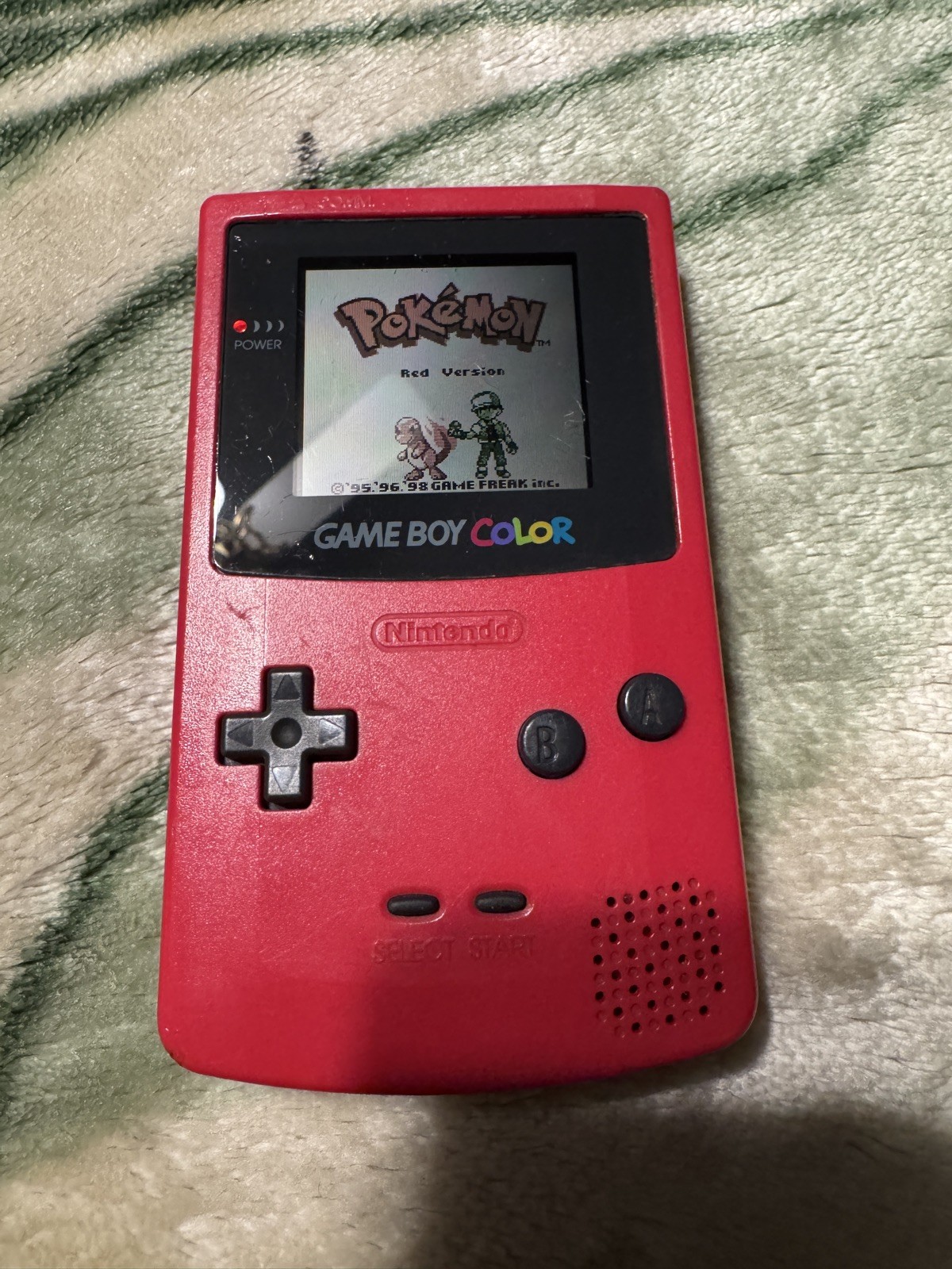 Nintendo Game Boy Color Console only – Berry Pink (CGB-001) – Tested & Working