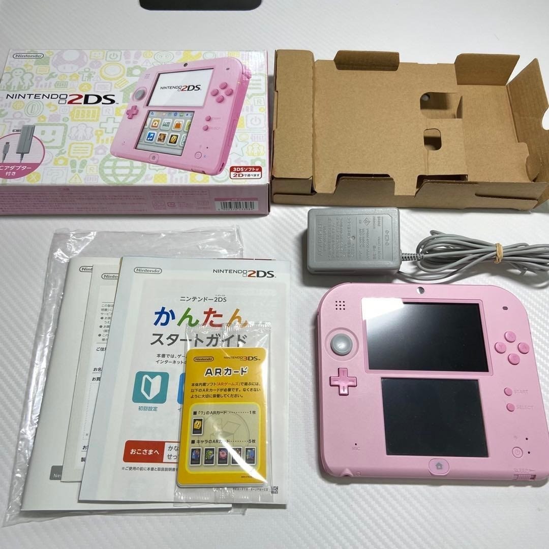 Nintendo 2DS Pink Console Complete in Box Tested Excellent Condition 6959