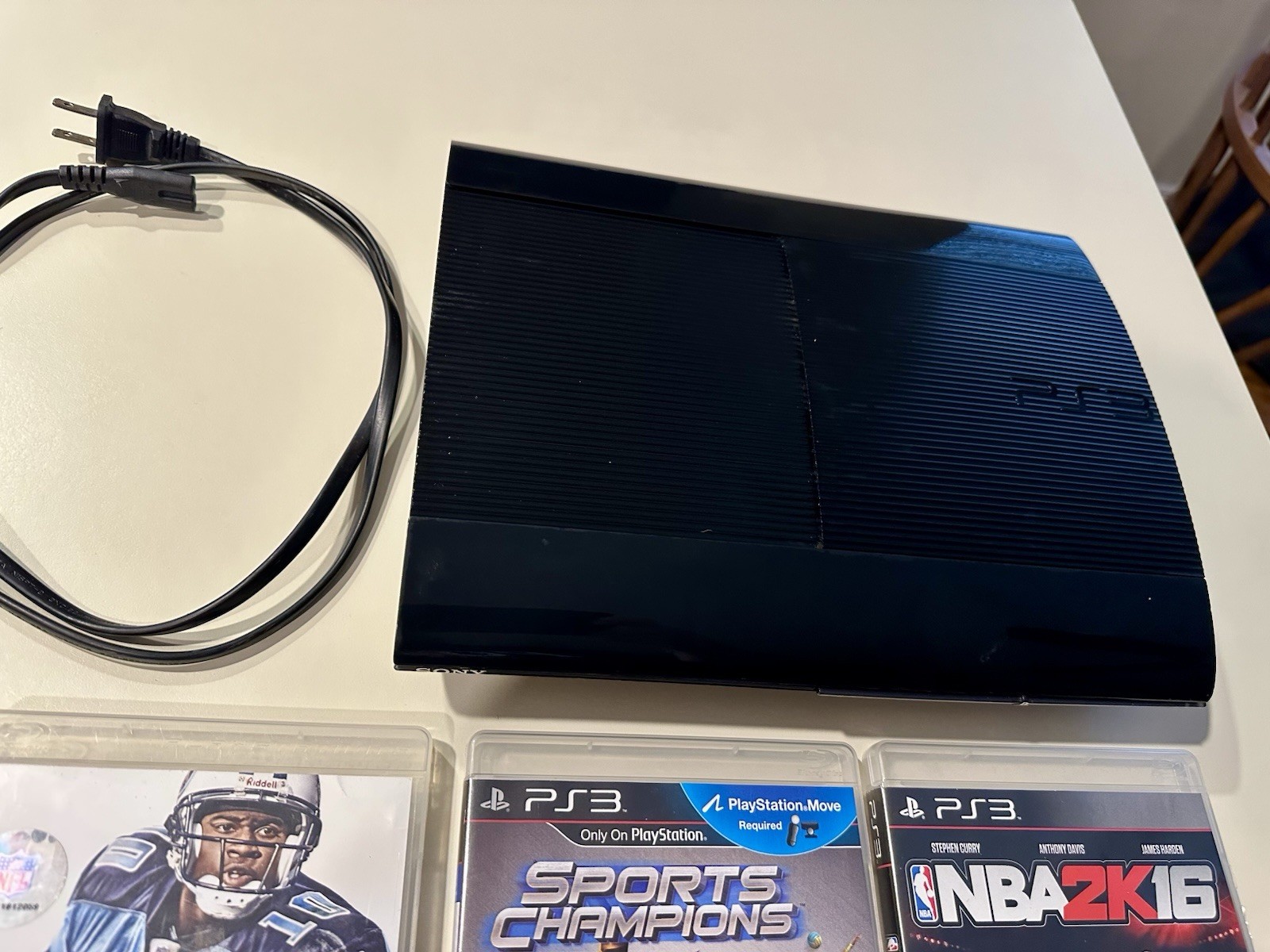 Sony PlayStation 3 PS3 Console CECH-4001B 250GB Bundle 5 Games Tested Works