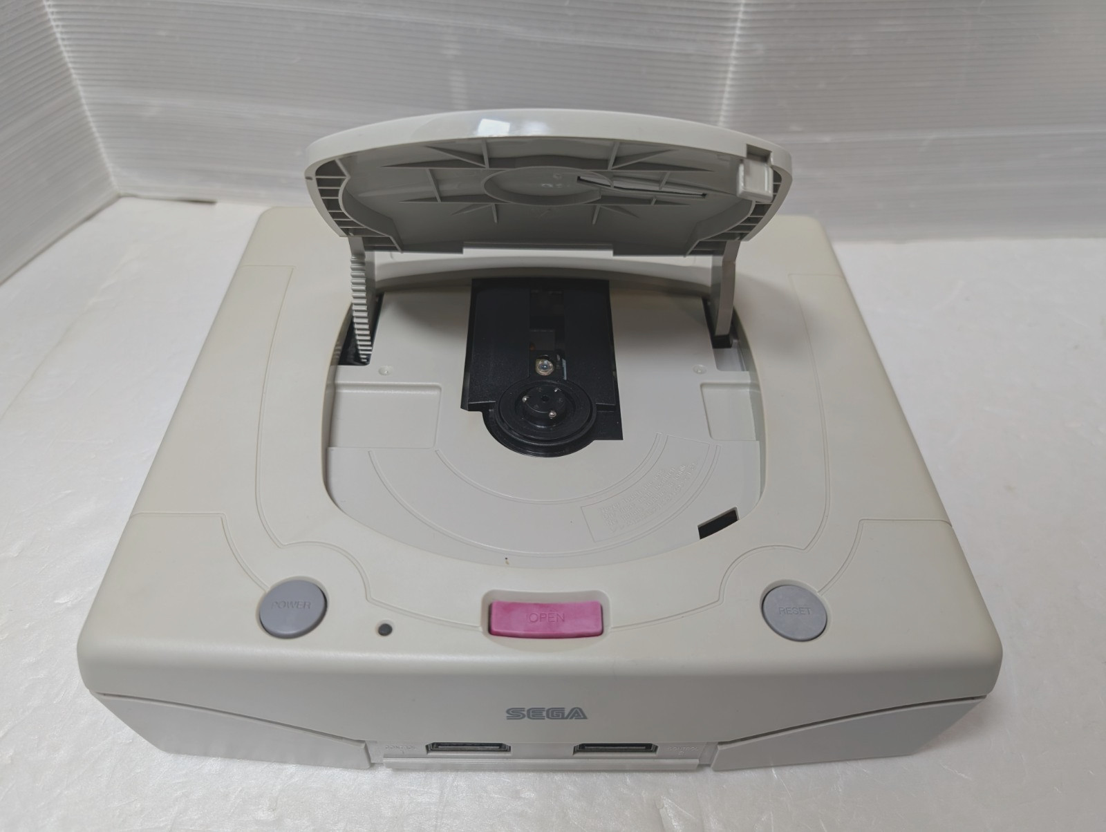 Sega Saturn White Console 3D Multi controller Game soft case Nights Japan