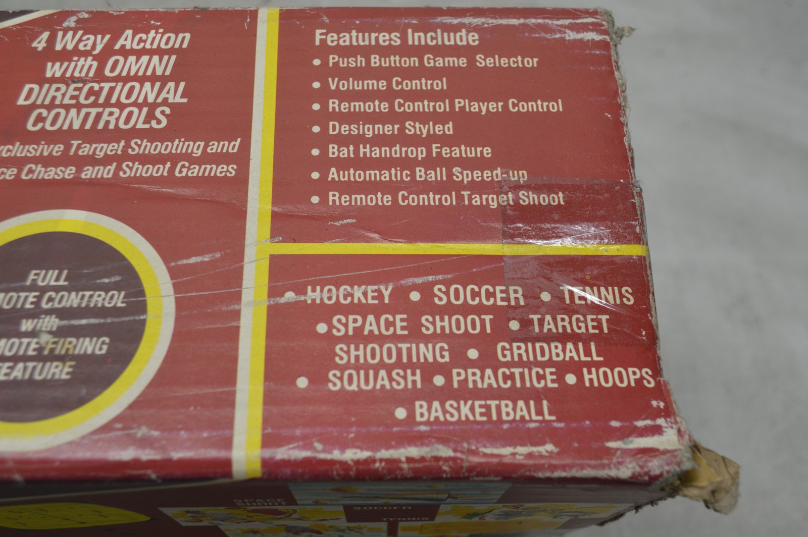 Vintage Unisonic Deluxe Video game with 10 different games Olympian 2600