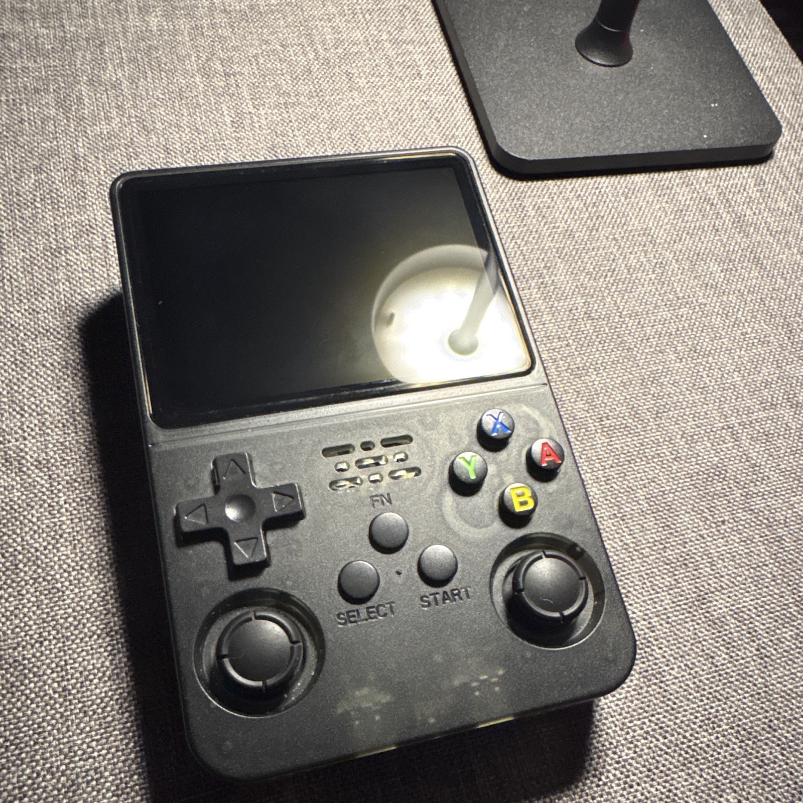R36S Open Source Handheld Game Console, Black 64GB Wi-Fi USB-C Region Free