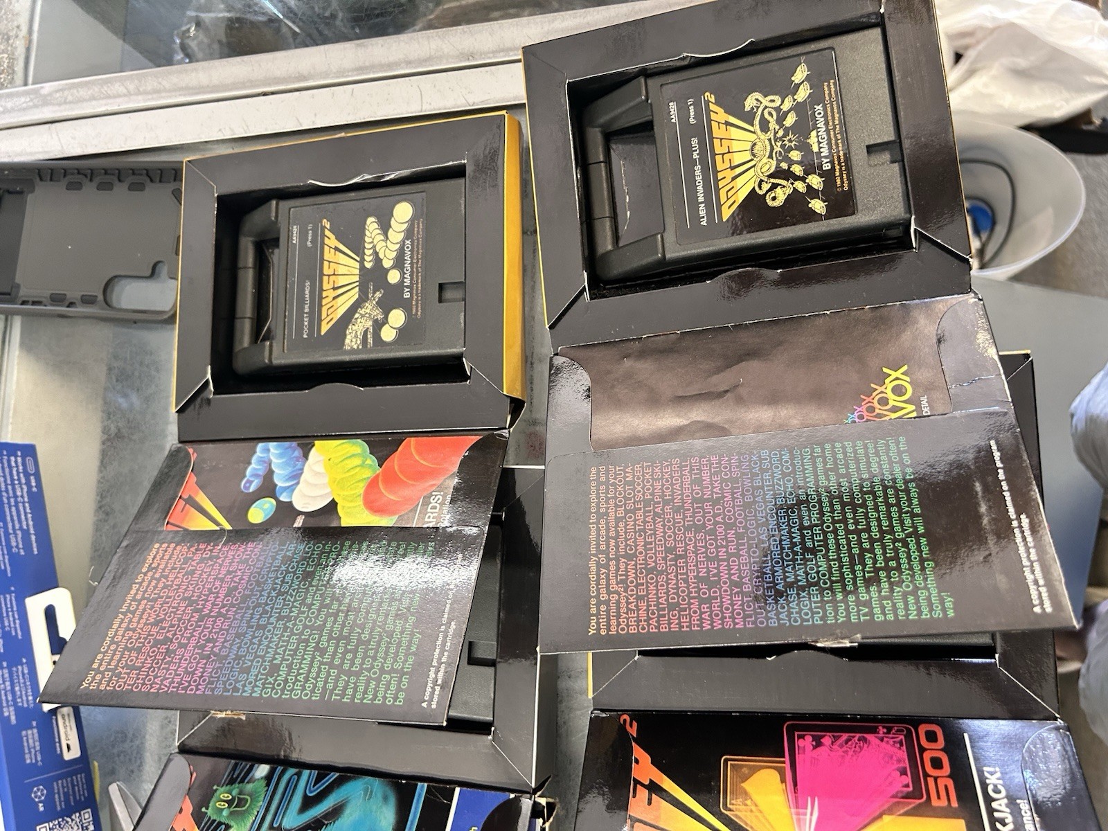 Magnavox Odyssey 2 In Box – Bundle With 13 Games Untested