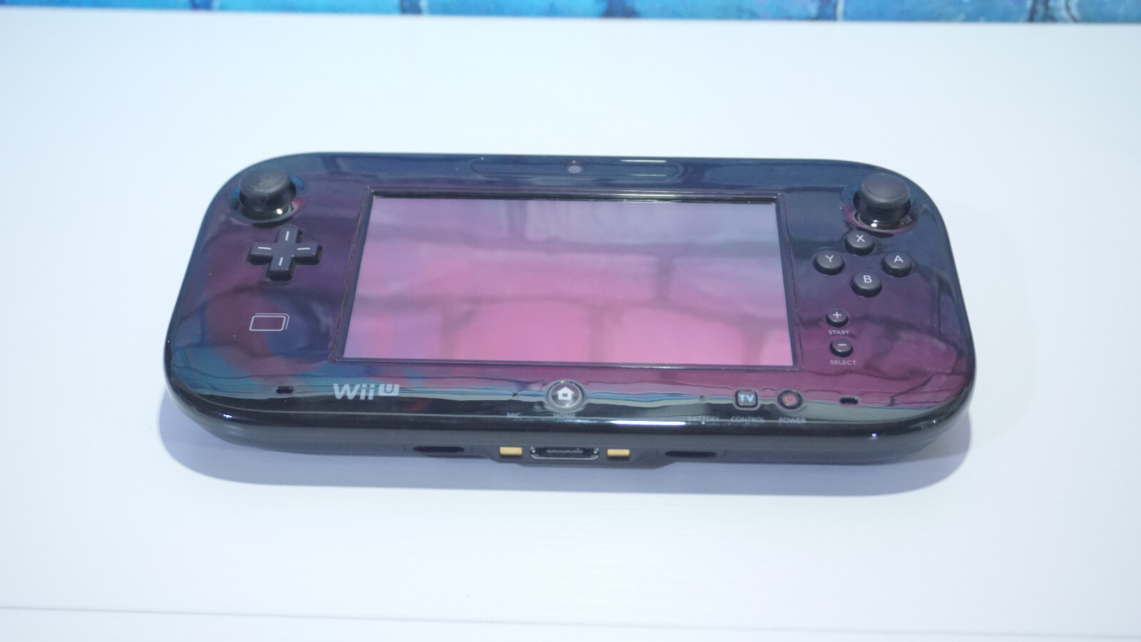 Nintendo Wii U Black Deluxe Console WUP-101(02) with Gamepad & Mario 3D World