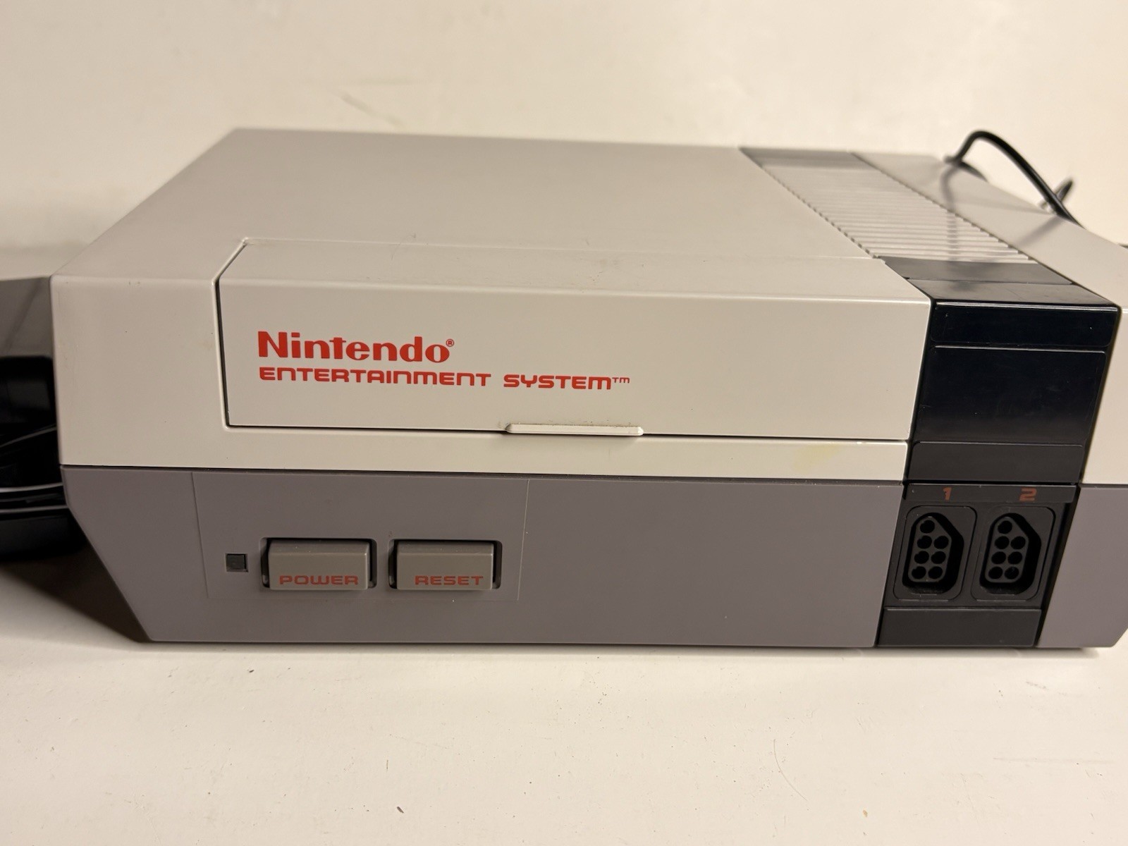 Nintendo NES-001 Gray Video Game Console Tested Working With 5 Games (Zelda)