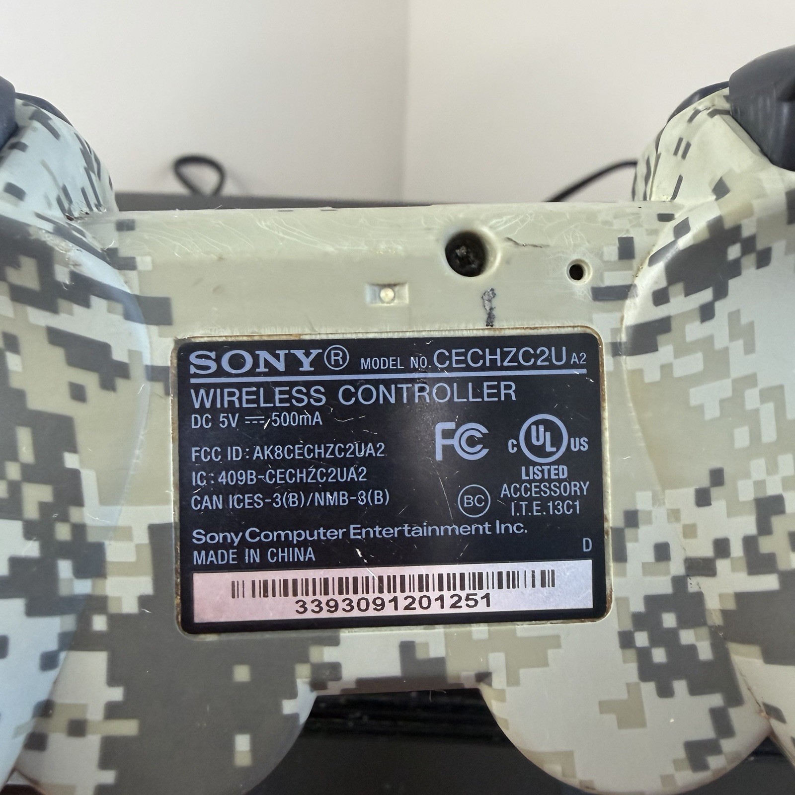 PlayStation 3 & Two Wireless Controllers CECH-3001A Slim Console for Parts Only