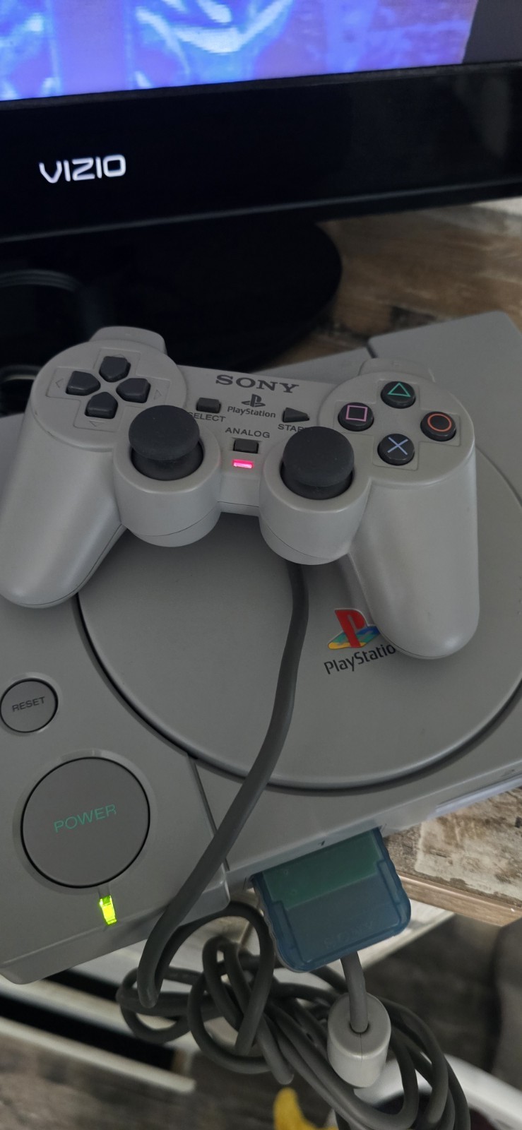 Playstation 1 PS1 PSX Console Complete Plus Protector And Extras