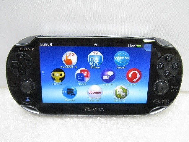 PlayStation PS Vita Console Crystal Black PCH-1000 Black OLED Console
