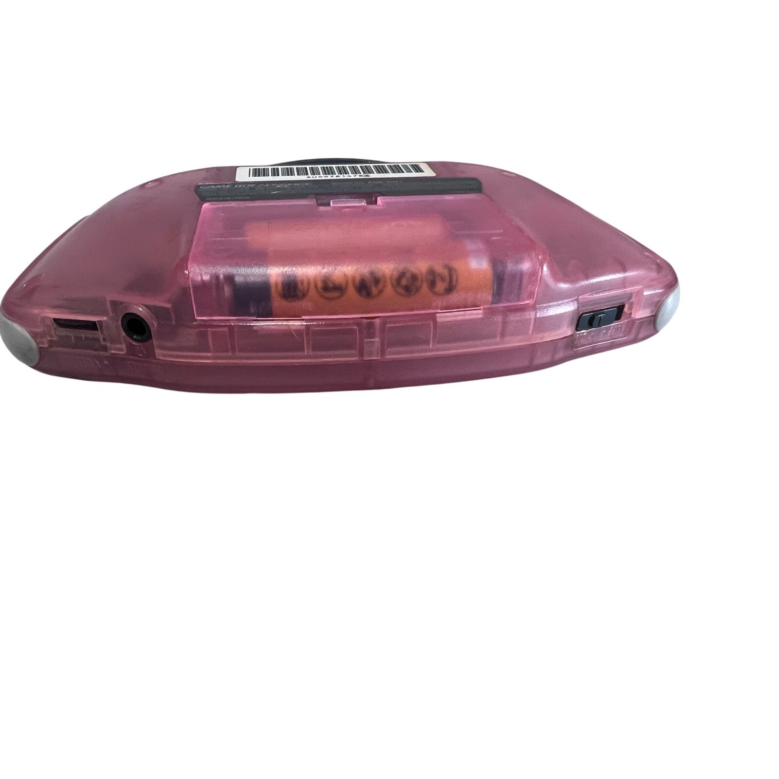 Nintendo Game Boy Advance GBA AGB-001 Clear Pink Console Tested Works