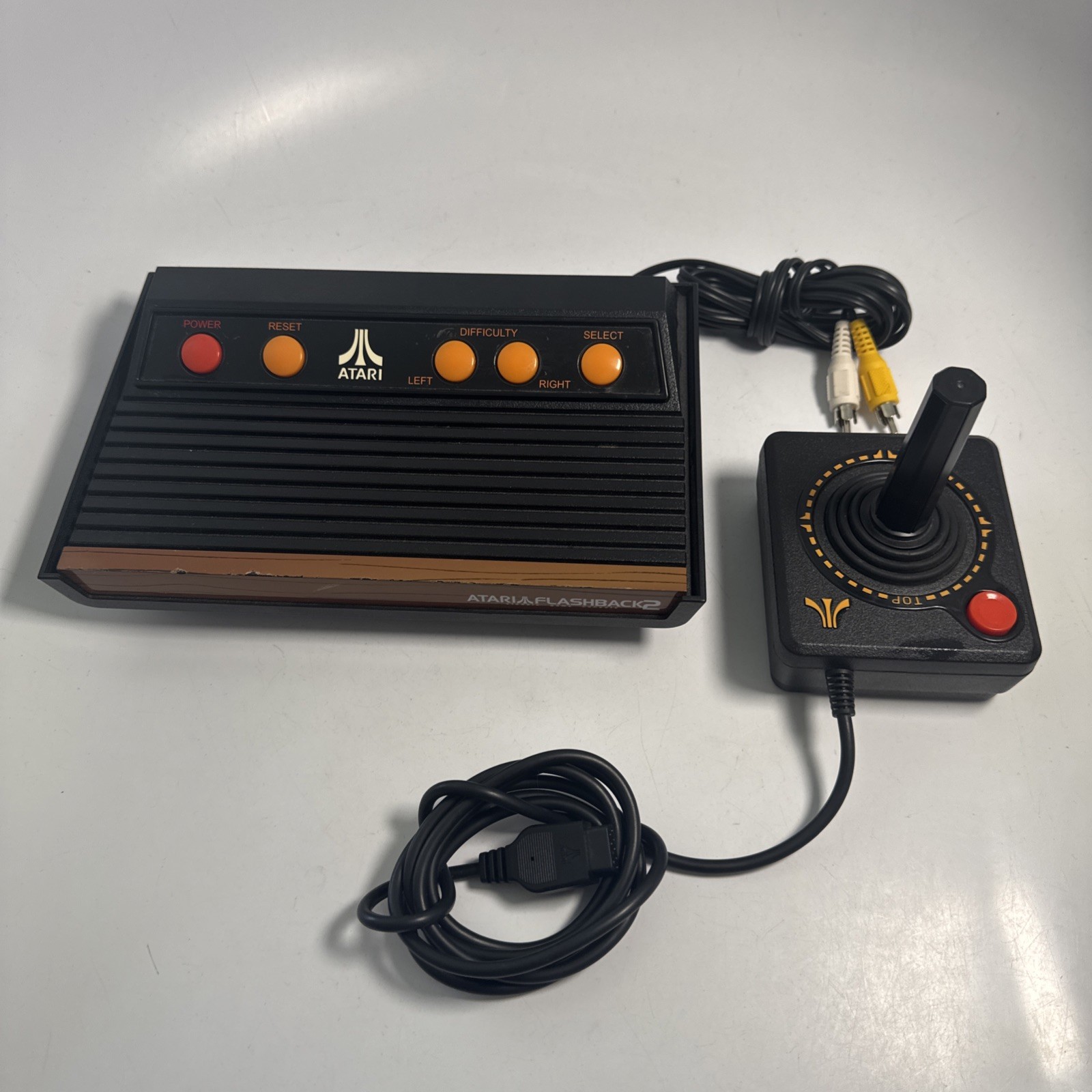 ATARI Flashback 2 Console with Controllers No Power Adapter Tested Works