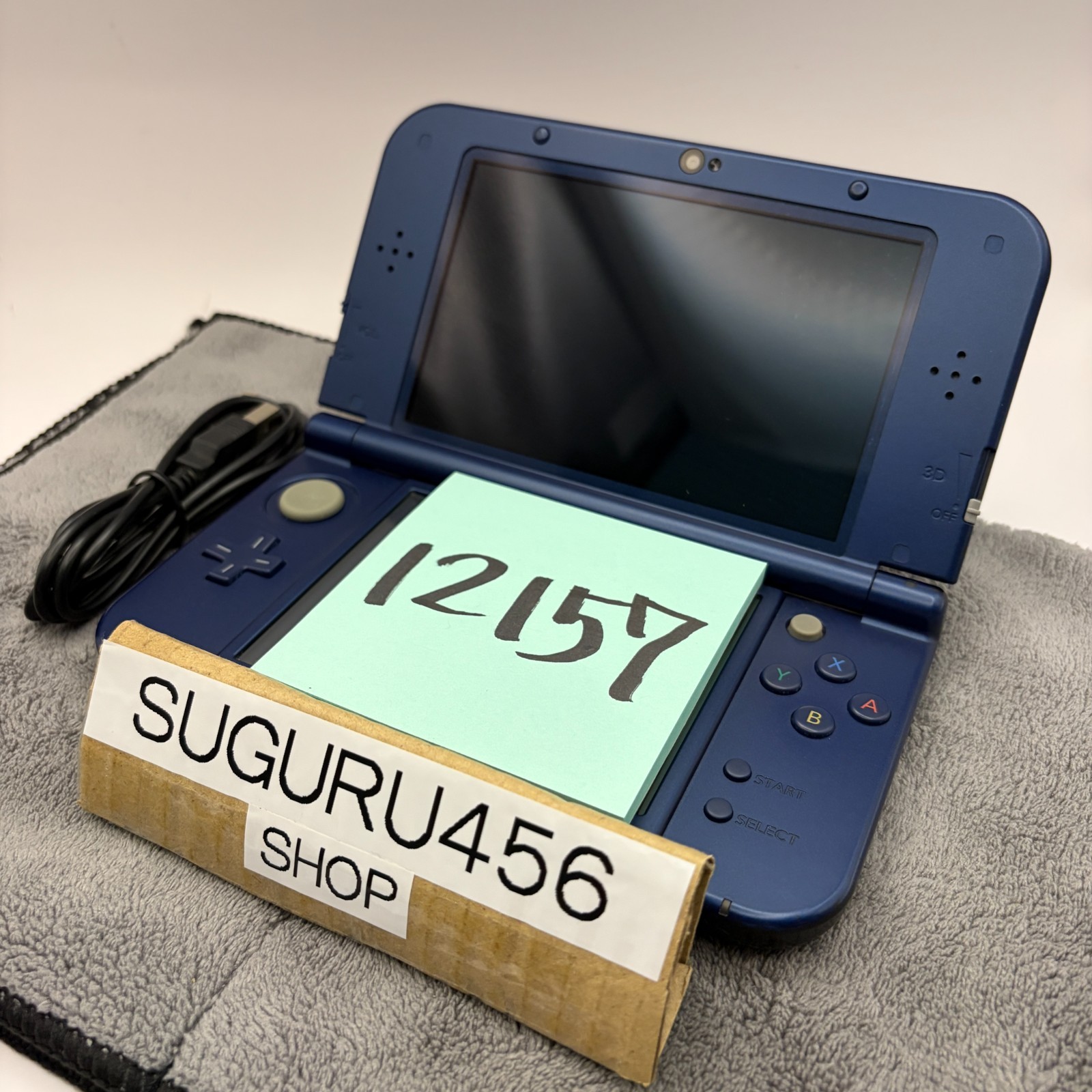 【DUAL IPS】【Excellent5】Rare New Nintendo 3DS LL XL Metallic Blue Game Console