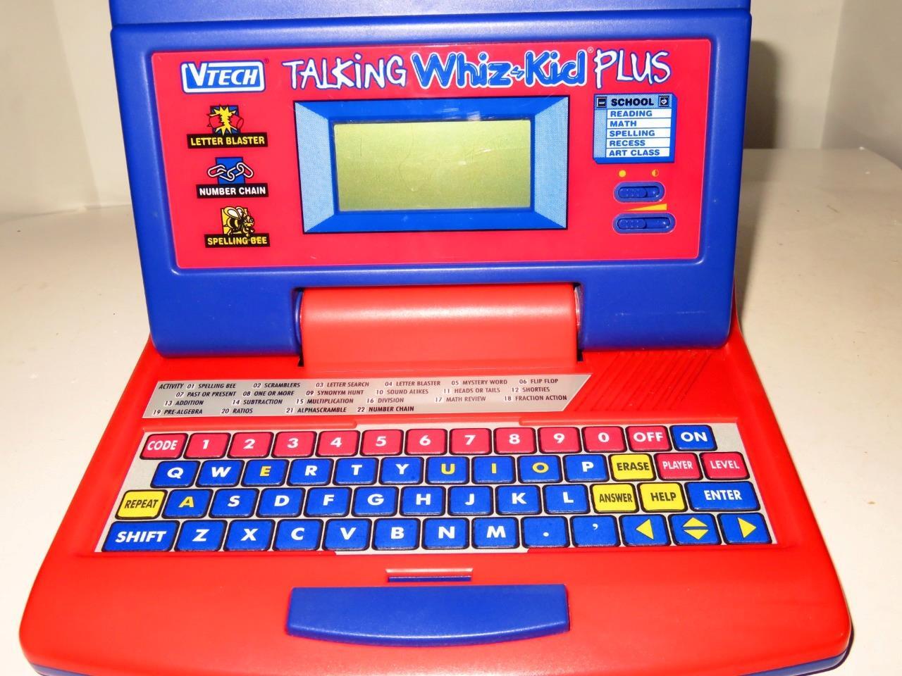 VTECH- TALKING WHIZE-KID PLUS COMPUTER- NOT WORKING- GOOD FOR PARTS – H10