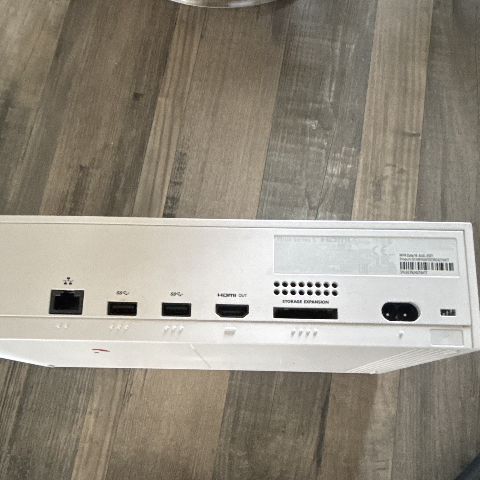 Microsoft Xbox Series S White Console with Controller and Power/HDMI Cables