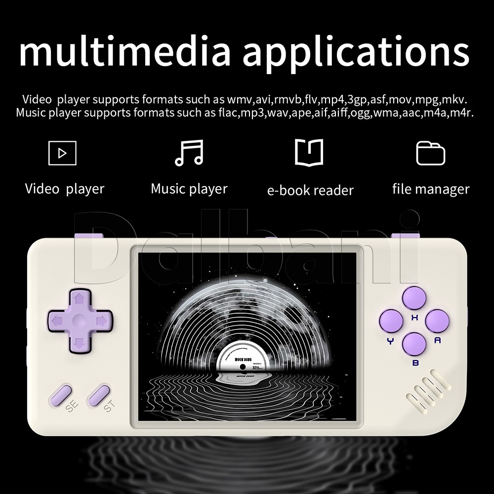 RG28XX Beige Anbernic Retro Handheld Game Console 2.83 Inch IPS Screen 64G