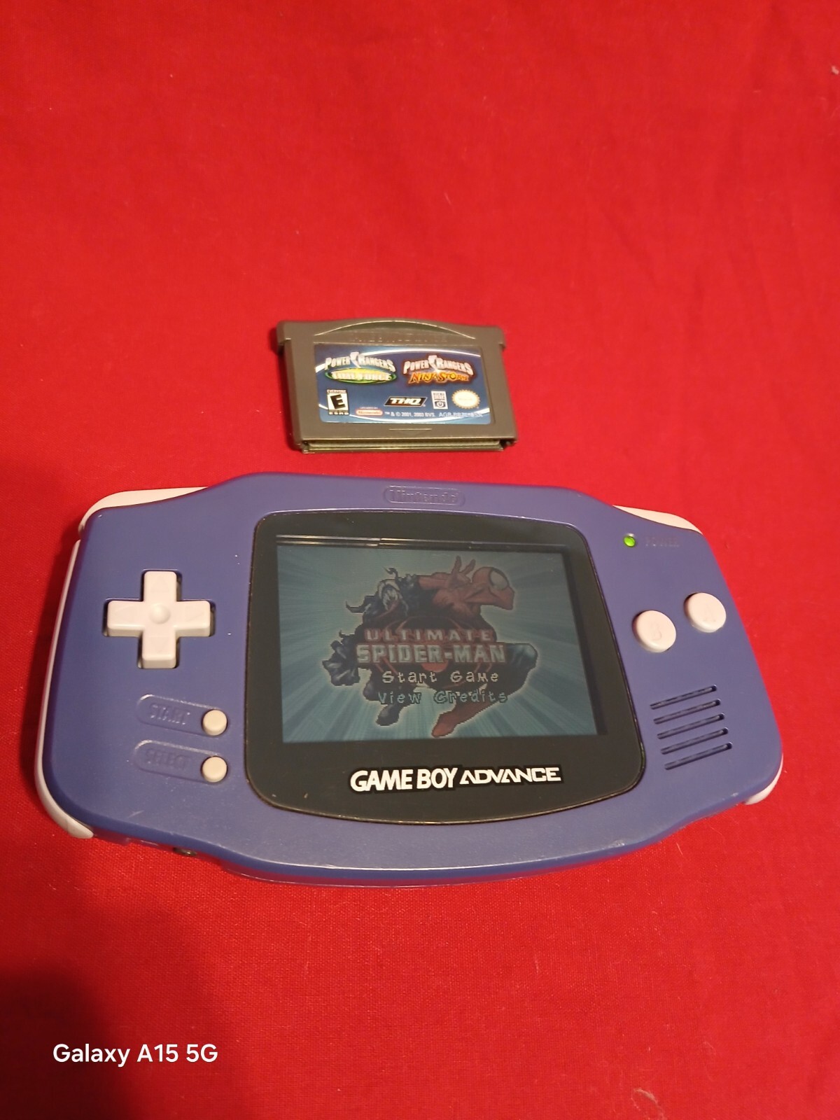Game Boy Advance – Nintendo Gameboy Advance Handheld System – Indigo With Games!