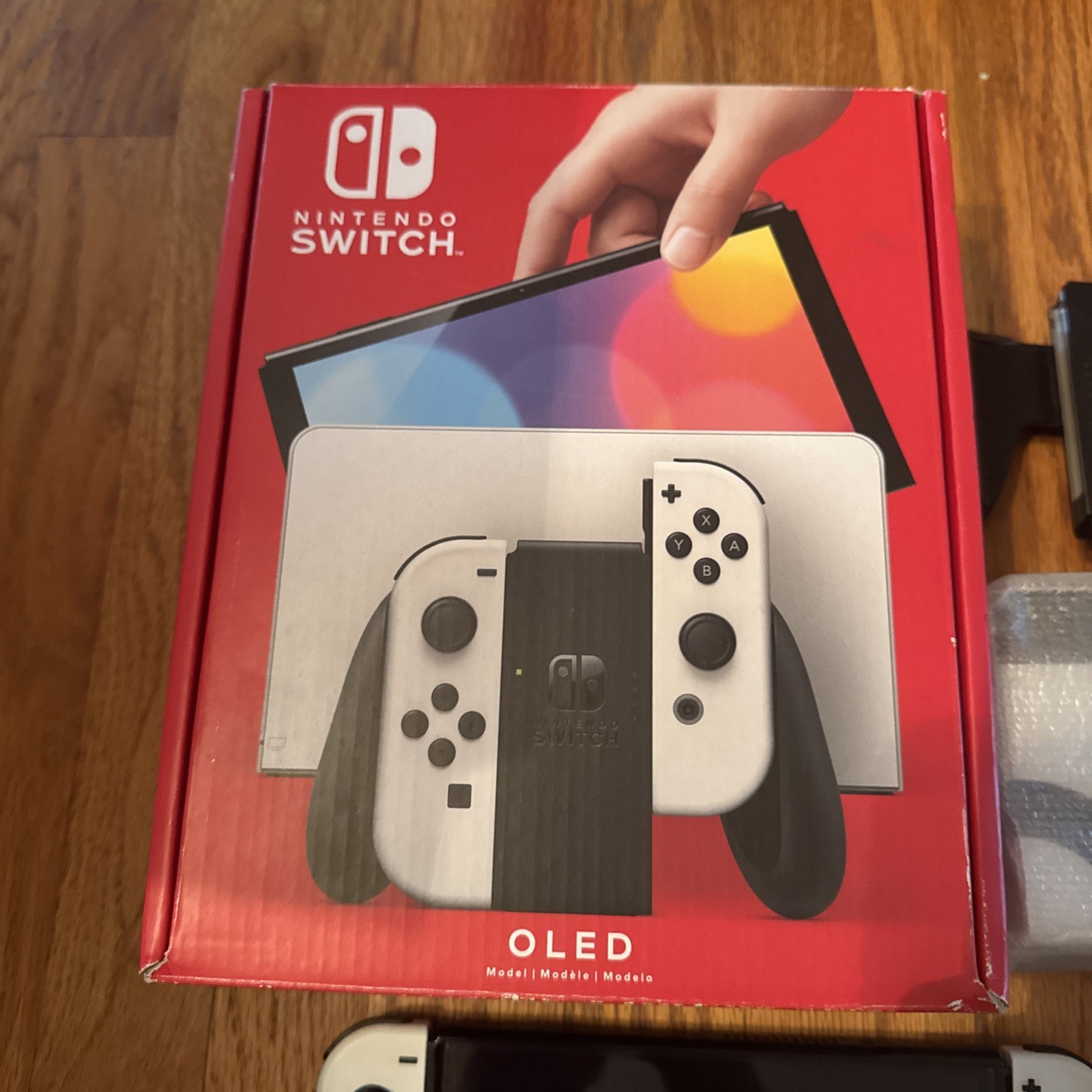 Nintendo Switch OLED Model Console OLED Display, White Joy-Con W/ Box PRISTINE!