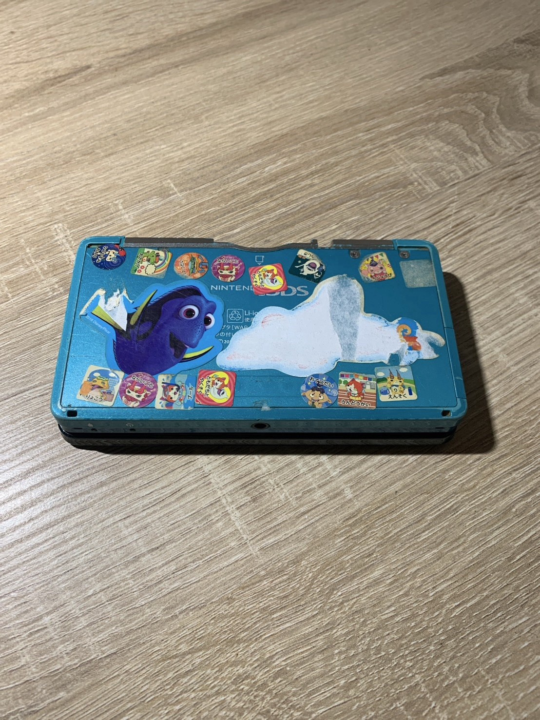 1907 Nintendo 3DS Aqua Blue For Parts