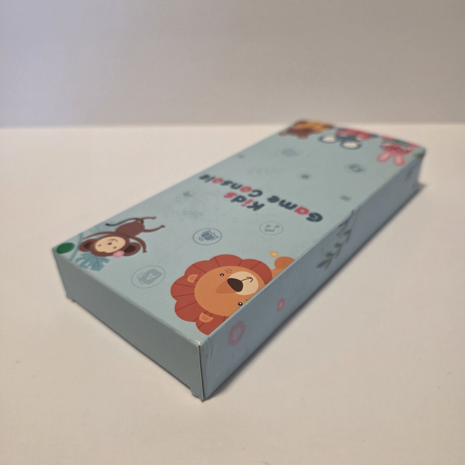 Kids Game Console -Camera- Slim Device – Green Dinosaur Graphic