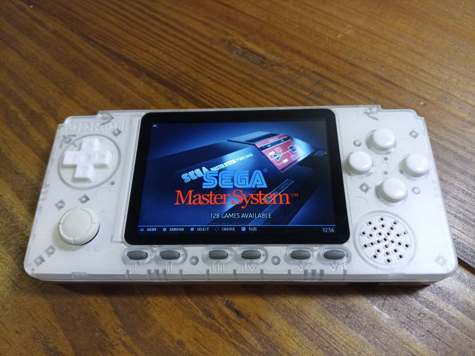Odroid Go Advance Linux Emulation Handheld NES, SNES, Genesis, etc FROSTED WHITE