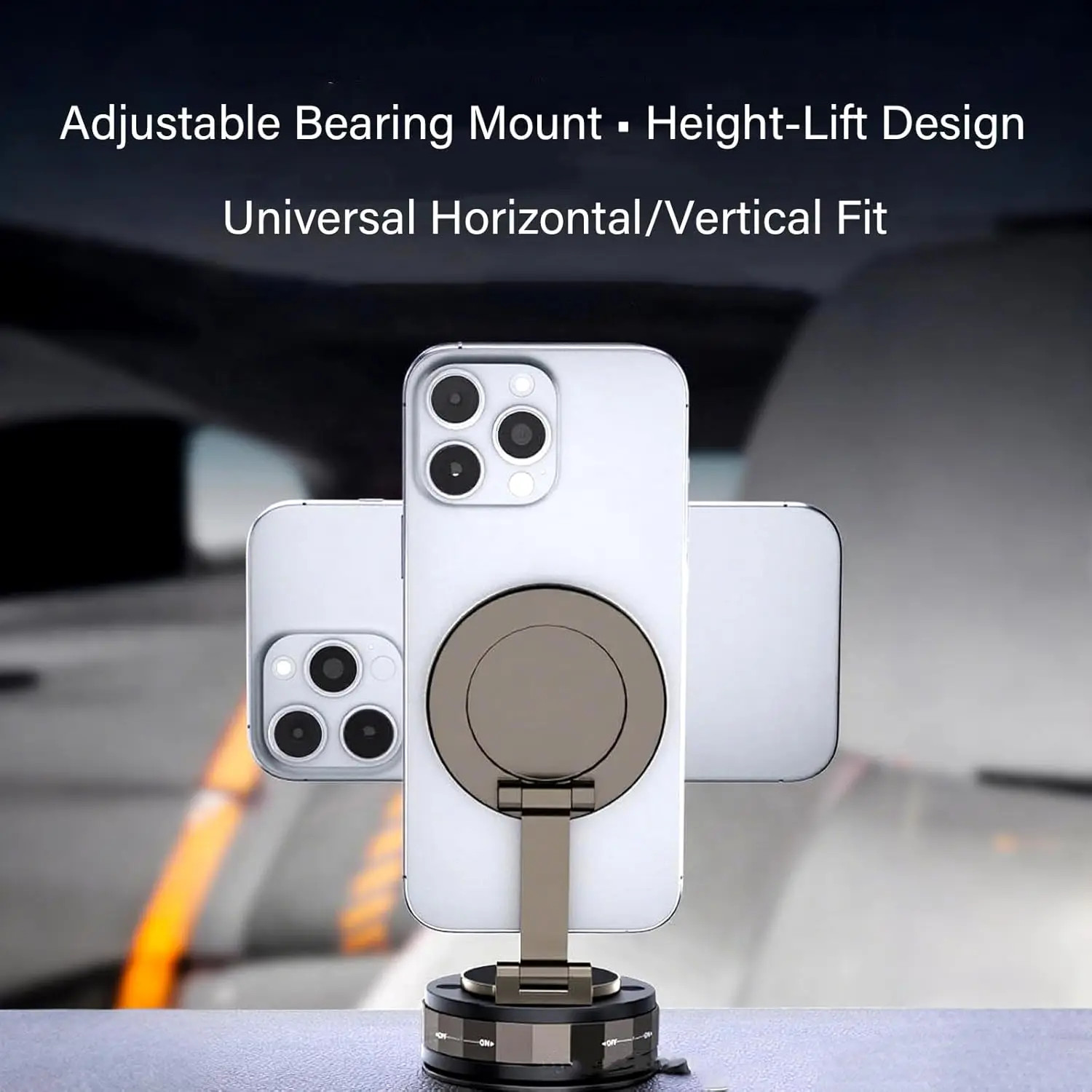 Magnetic Phone Holder for car 360° Rotatable Foldable & Adjustable Magnetic Car