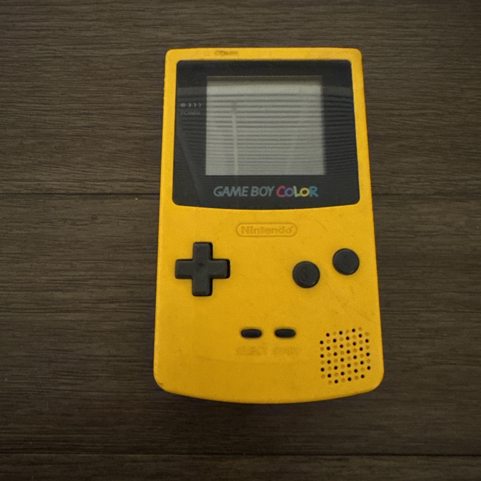 Nintendo Game Boy Color GBC Dandelion Yellow CGB-001 Console Only, Tested/Works