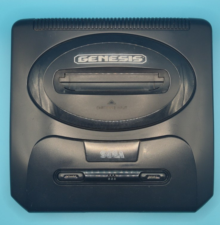 SEGA Genesis Model 2 VA3 Console Bundle w/OEM PSU/RF cable *Clean/Tested/Works*