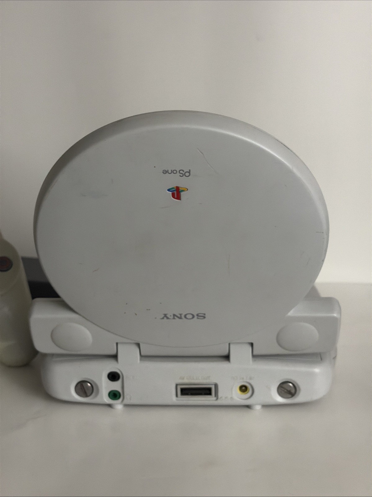 Sony PS One Playstation Slim PS1 Console w/LCD Screen SCPH-101 TESTED