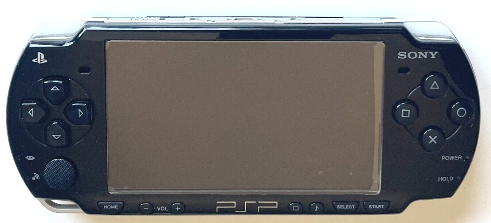 SONY PSP 2001 SLIM PIANO BLACK HANDHELD CONSOLE BUNDLE & 5 COMPLETE SPORTS GAMES